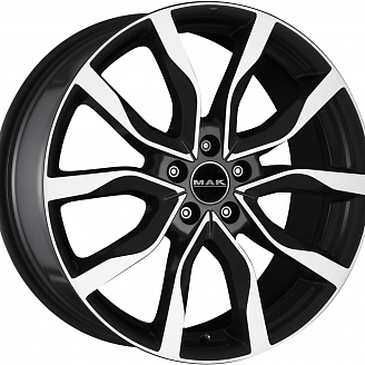 Диск MAK Highlands 9x19 5x120 ET53 DIA 72,6 Black Mirror