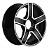 Диск KHW 1614 6,5x16 5x139,7 ET40 98,5 Black (Lada Niva 4x4)